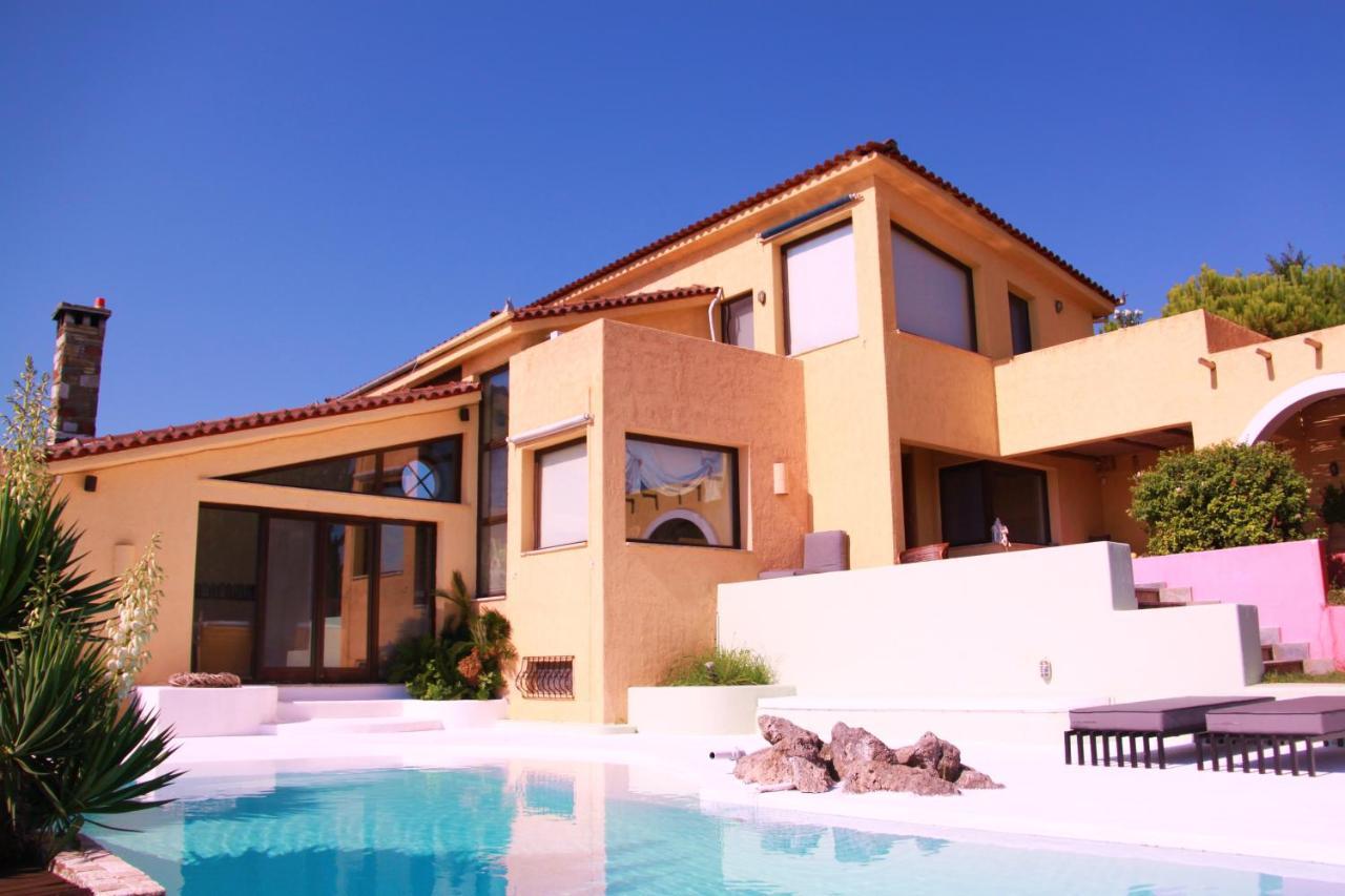 Villa Hacienda Private Pool And Jacuzzi Paralía Екстериор снимка